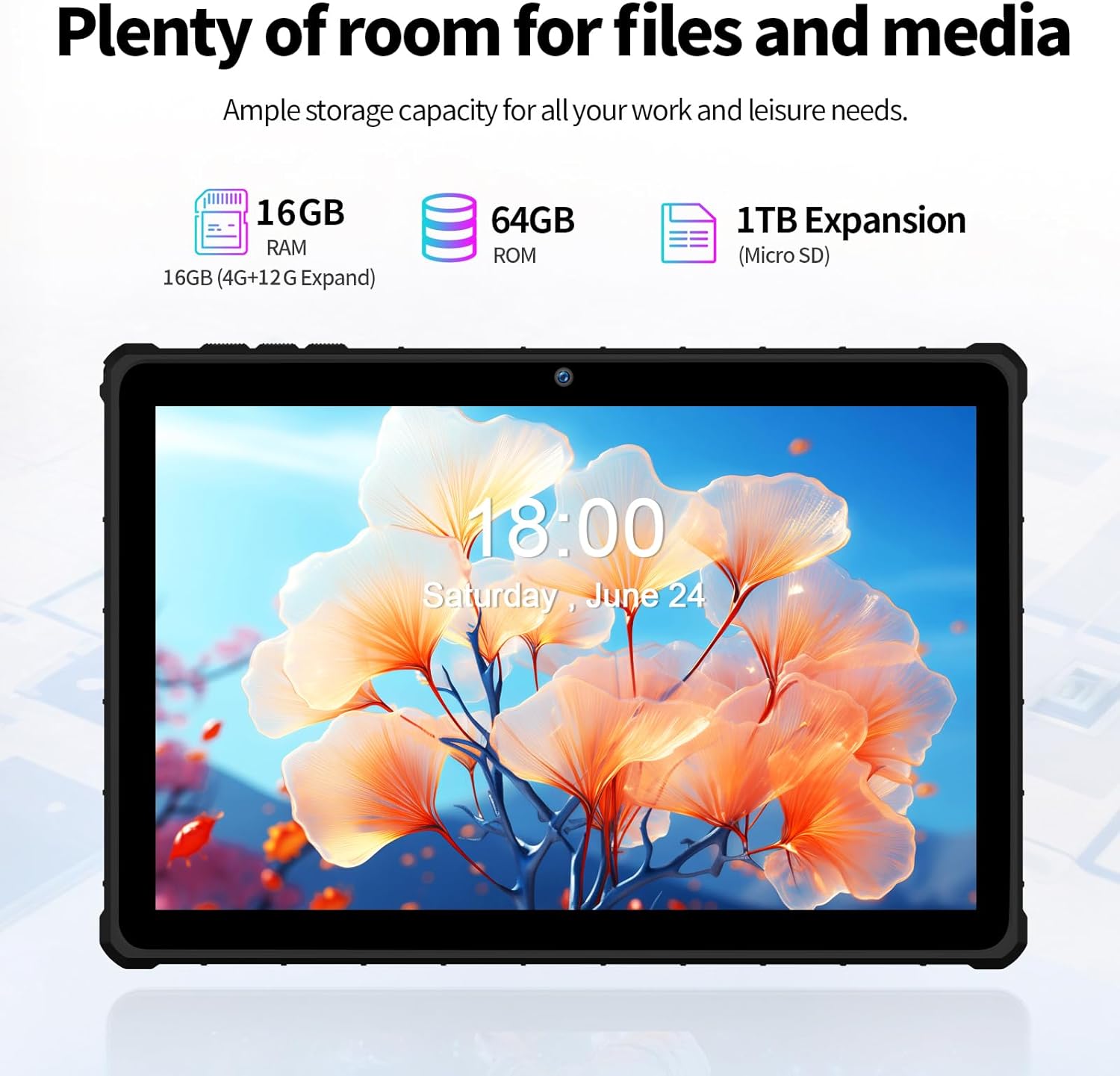 Pritom Tablet 10 Pollici Android 15 con Custodia - immagine 3