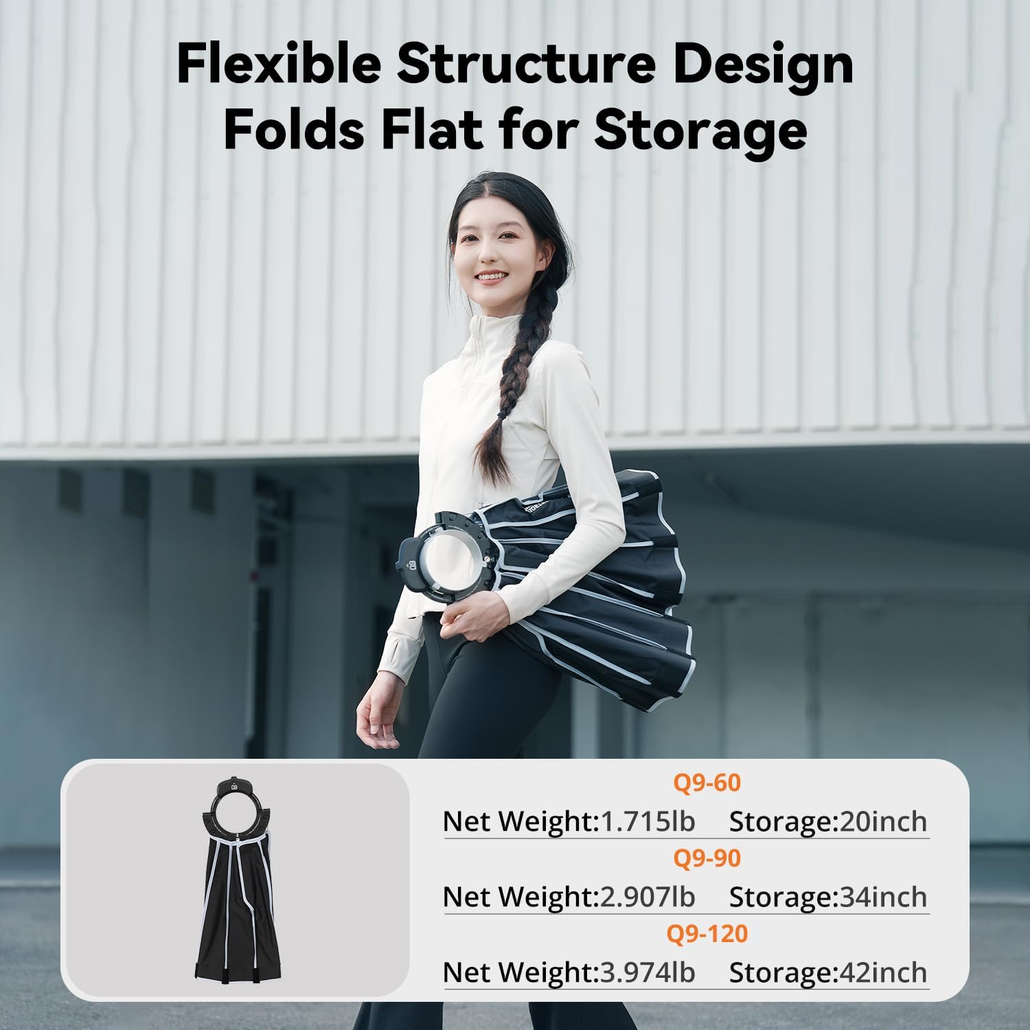 Ambitful Softbox Parabolico 120cm Bowens - immagine 5