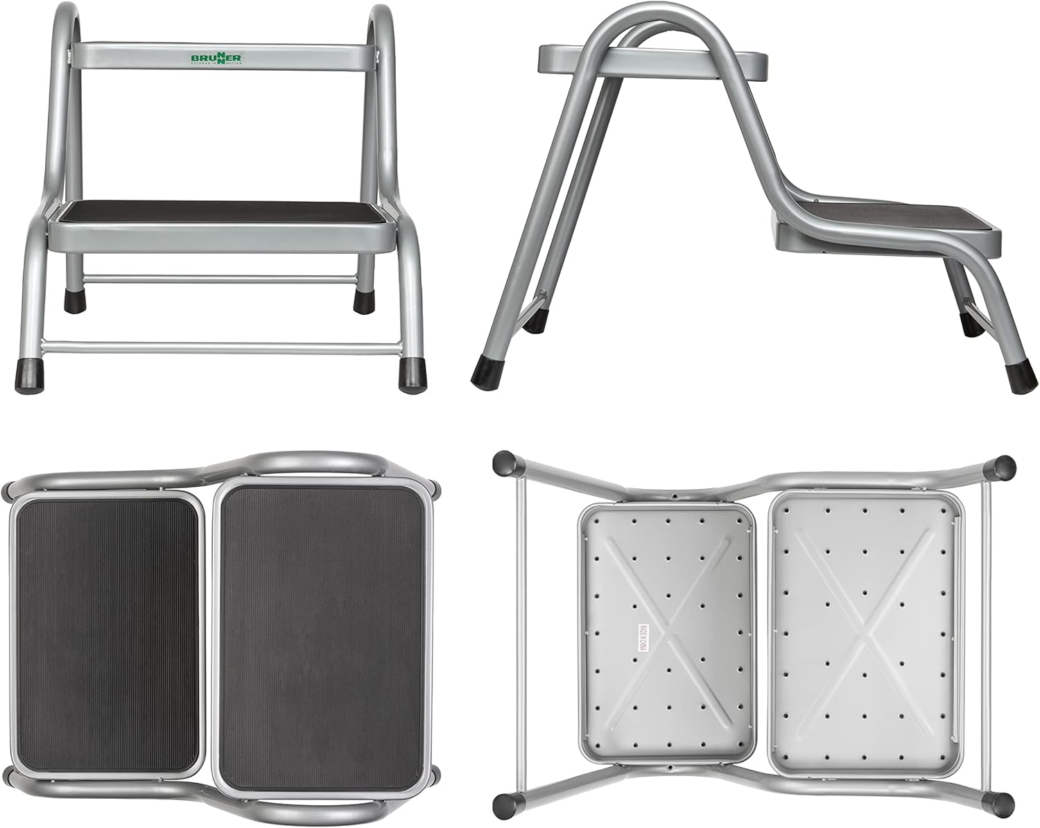 BRUNNER Gradino King Step Double, Grigio, Standard - immagine 3