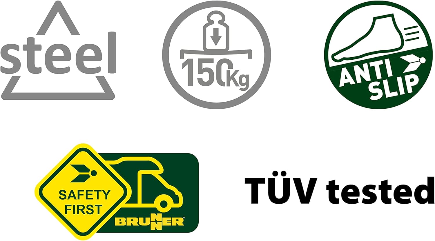 BRUNNER Gradino King Step Double, Grigio, Standard - immagine 8