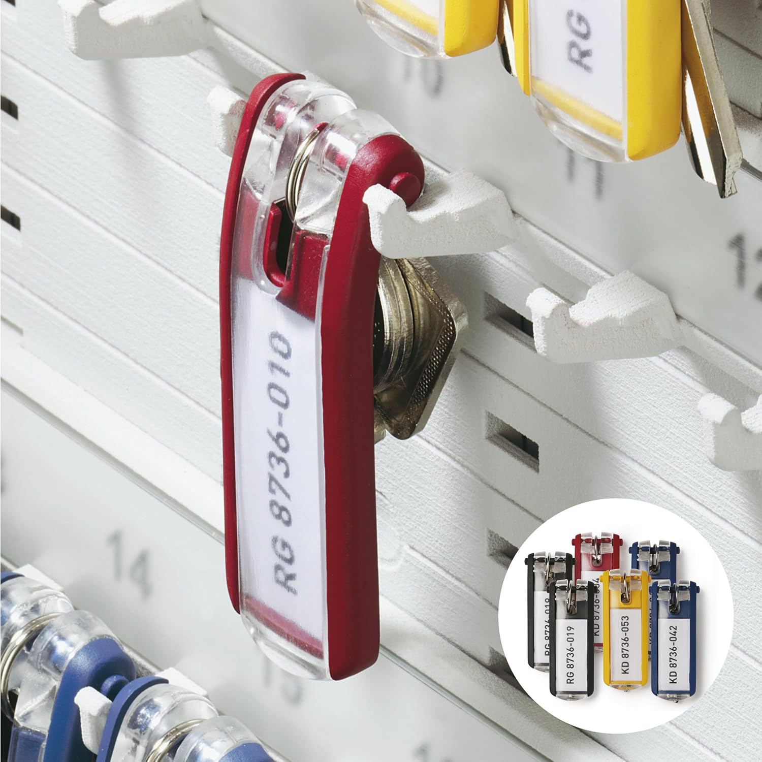 Durable 197623 Key Box Code 48, Argento Metallizzato - immagine 3