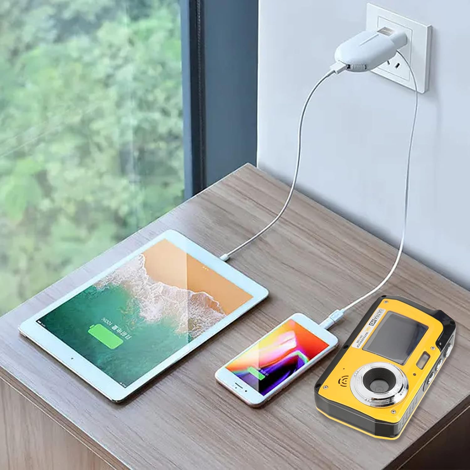 Fotocamera Subacquea 4K 56MP HD Dual Screen - immagine 2