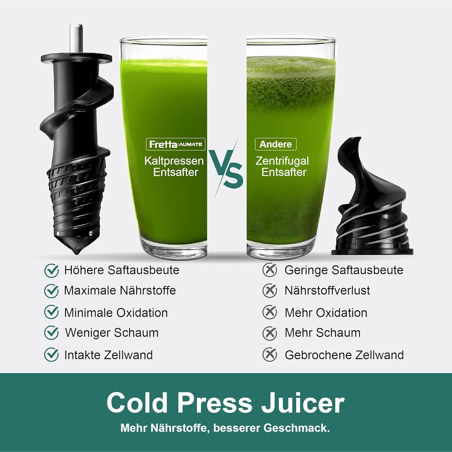 Fretta Juicer Machine - Estrattore di Succo a Freddo - immagine 4