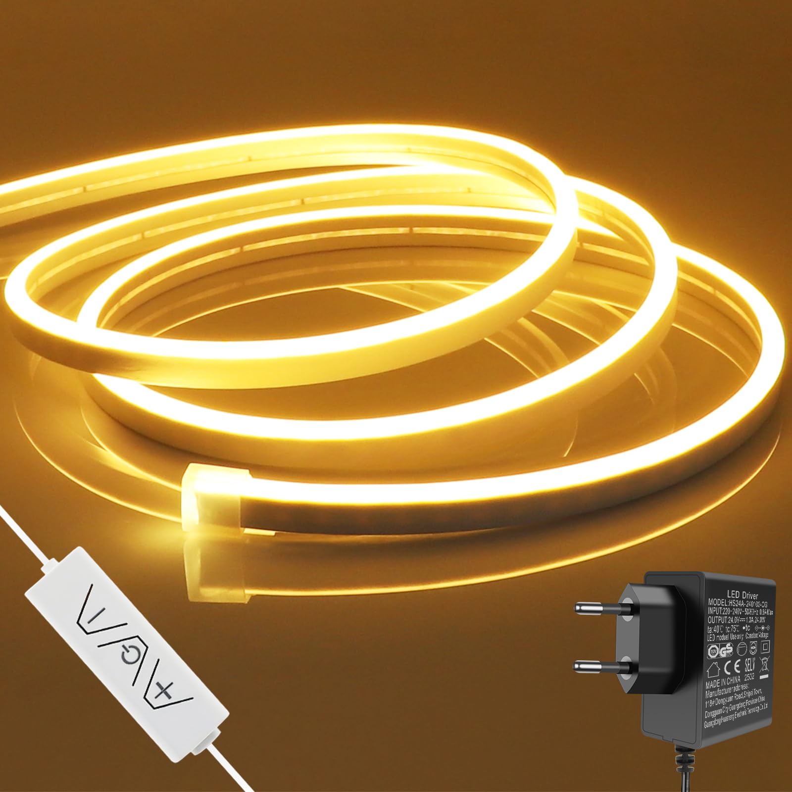 Striscia LED 2m 24V Dimmerabile 3000K IP65