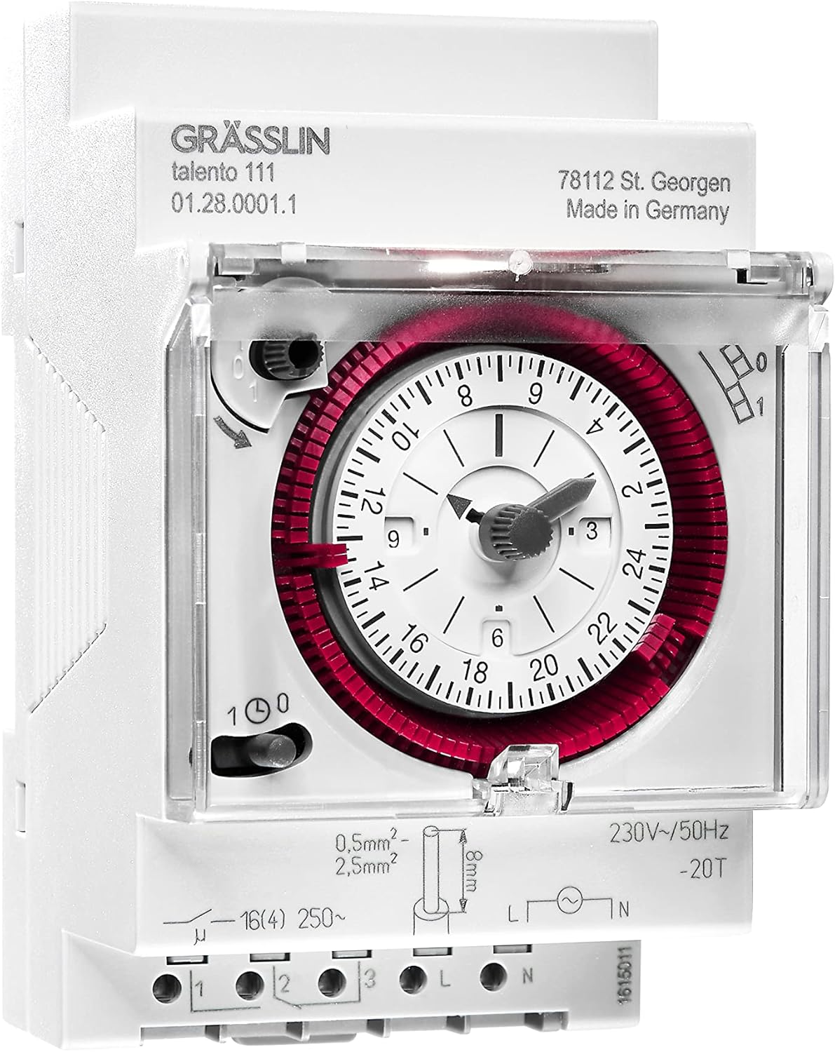 Grässlin talento 111 - Timer Analogico con Programma Giornaliero - immagine 2