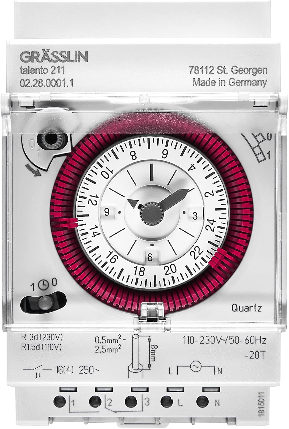 Grasslin Talento TALENTO211 - Timer Meccanico 24h - immagine 1
