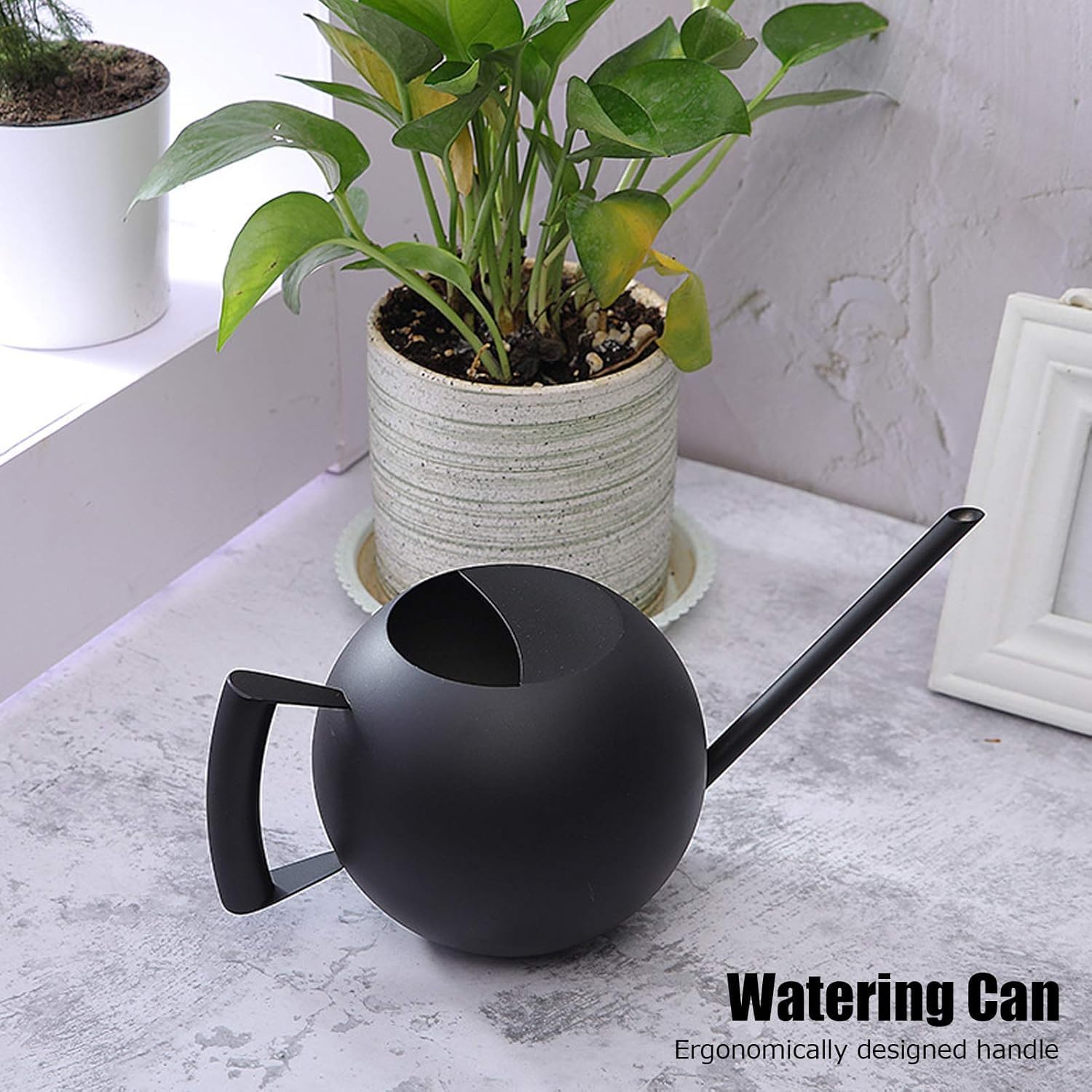 Annaffiatoio con Beccuccio Lungo 1L, Nero - immagine 7