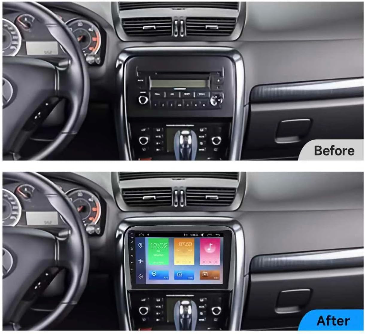 Autoradio Android 9" per Fiat Croma 2005-2012 - immagine 2