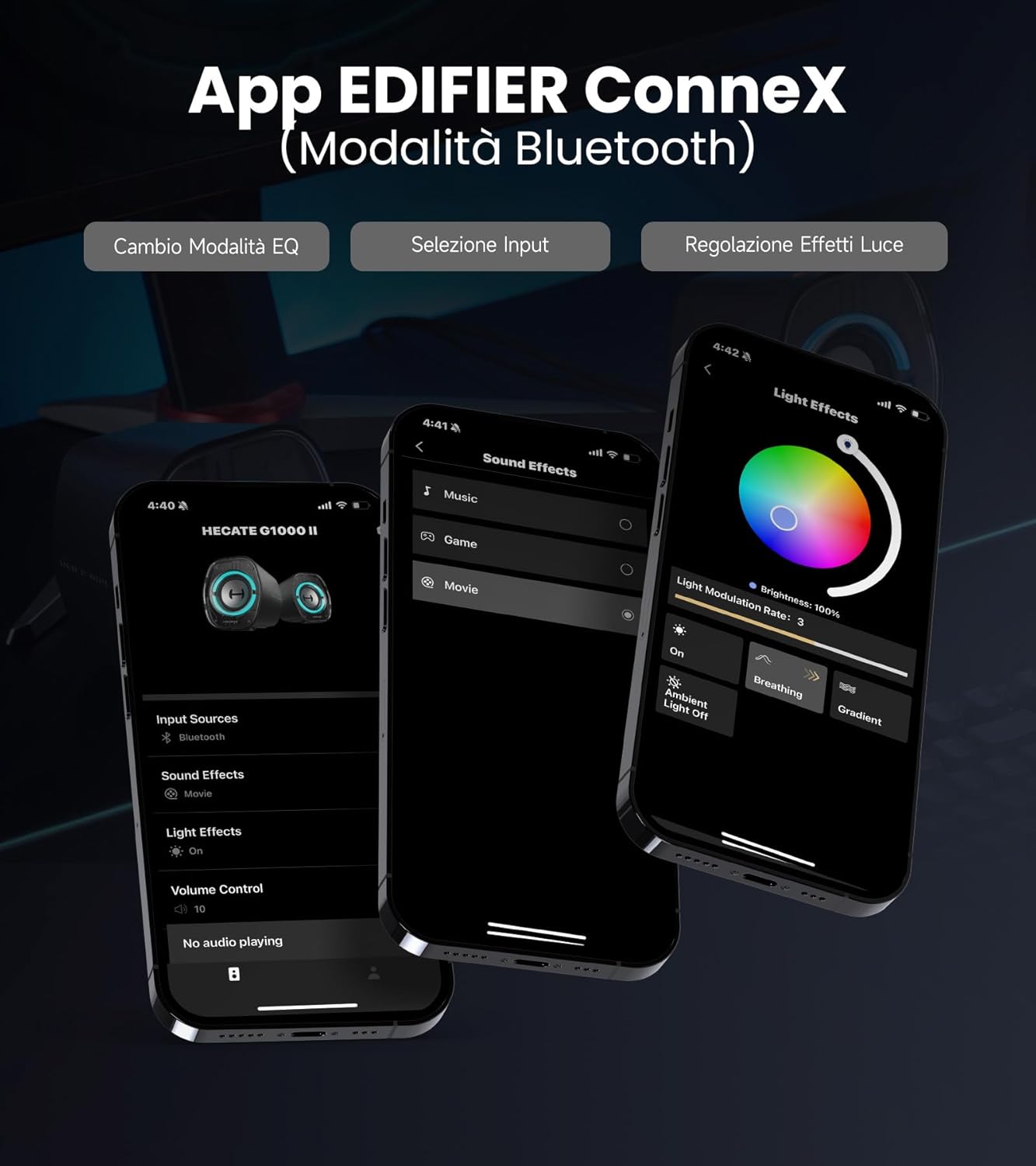 Edifier G1000 II - Casse Gaming Bluetooth 5.4, Nero - immagine 8