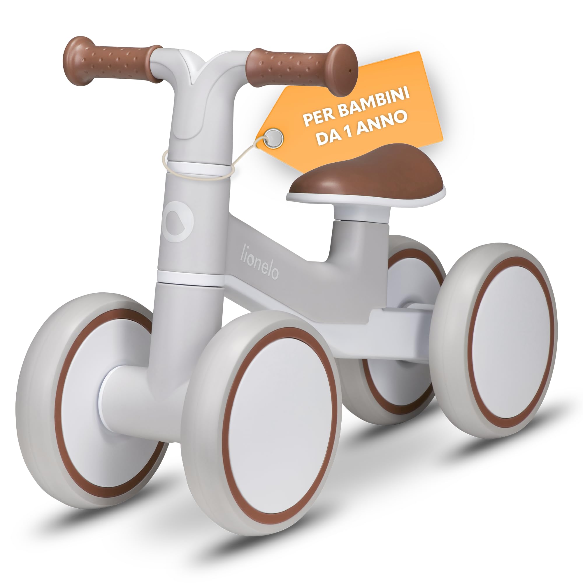 Lionelo VILLY Bicicletta Senza Pedali 4 Ruote