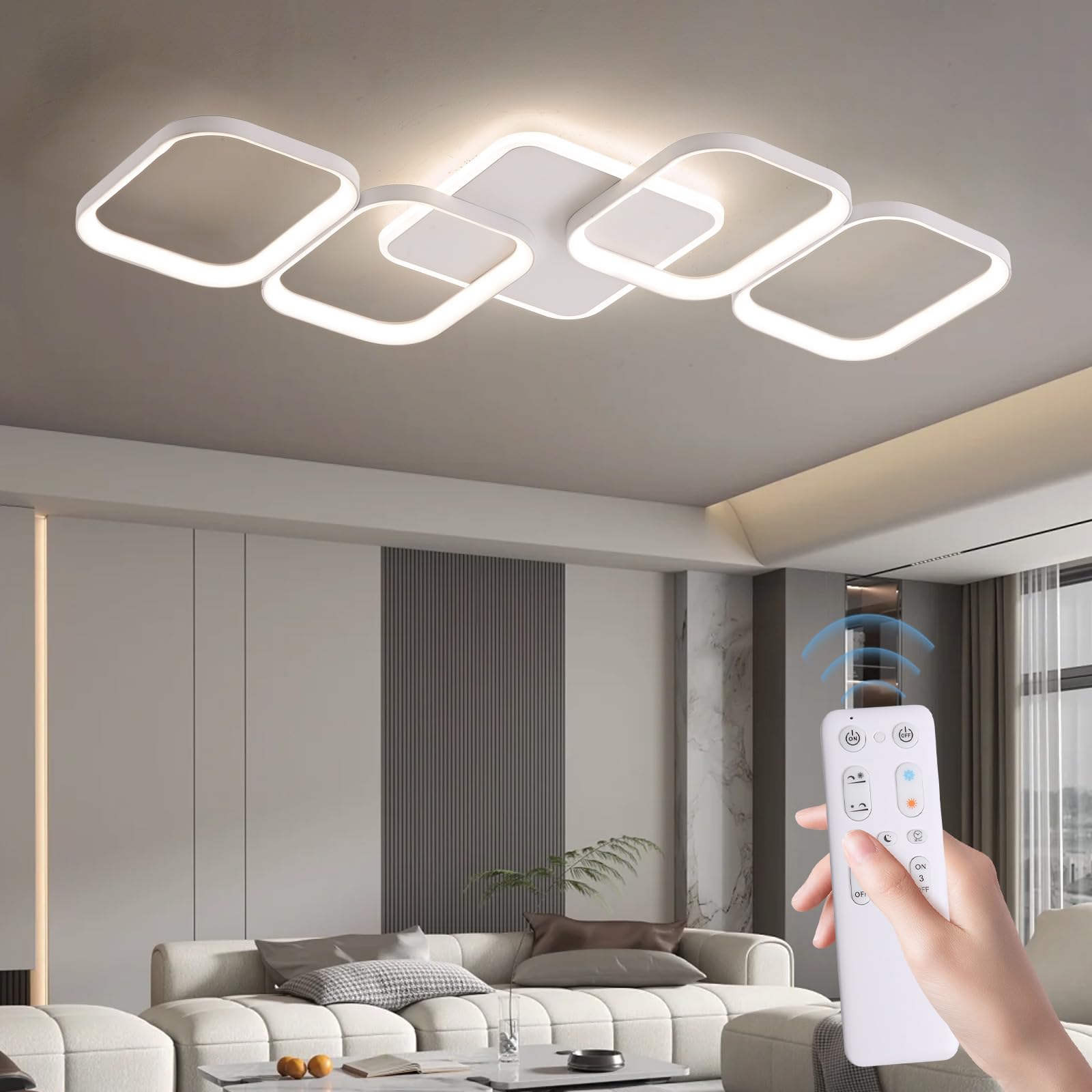 Antenlicht Plafoniera LED Soffitto 50W Dimmerabile