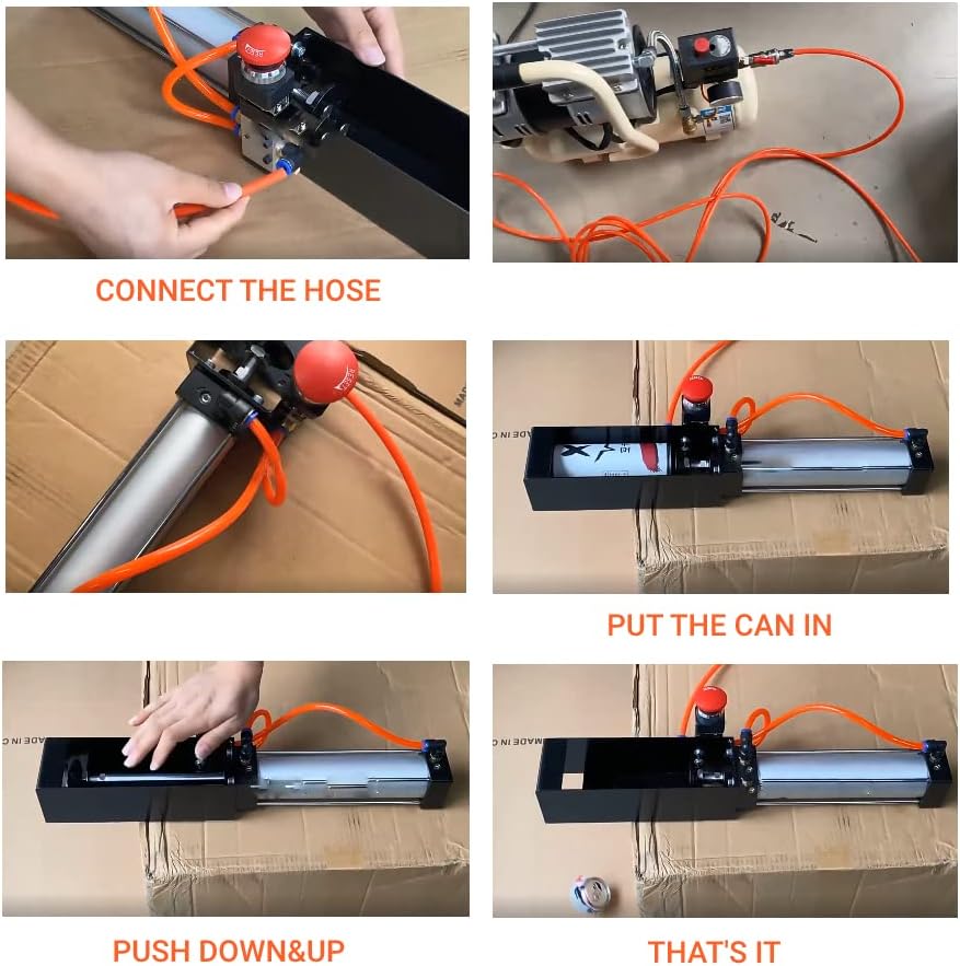 Frantoio Pneumatico per Lattine e Bottiglie - immagine 3