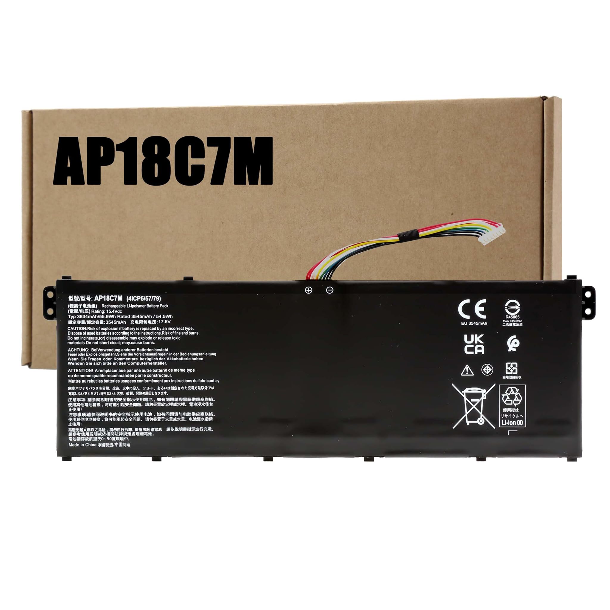 BLESYS AP18C7M Batteria per Acer PC portatile 15,4V 55,9Wh
