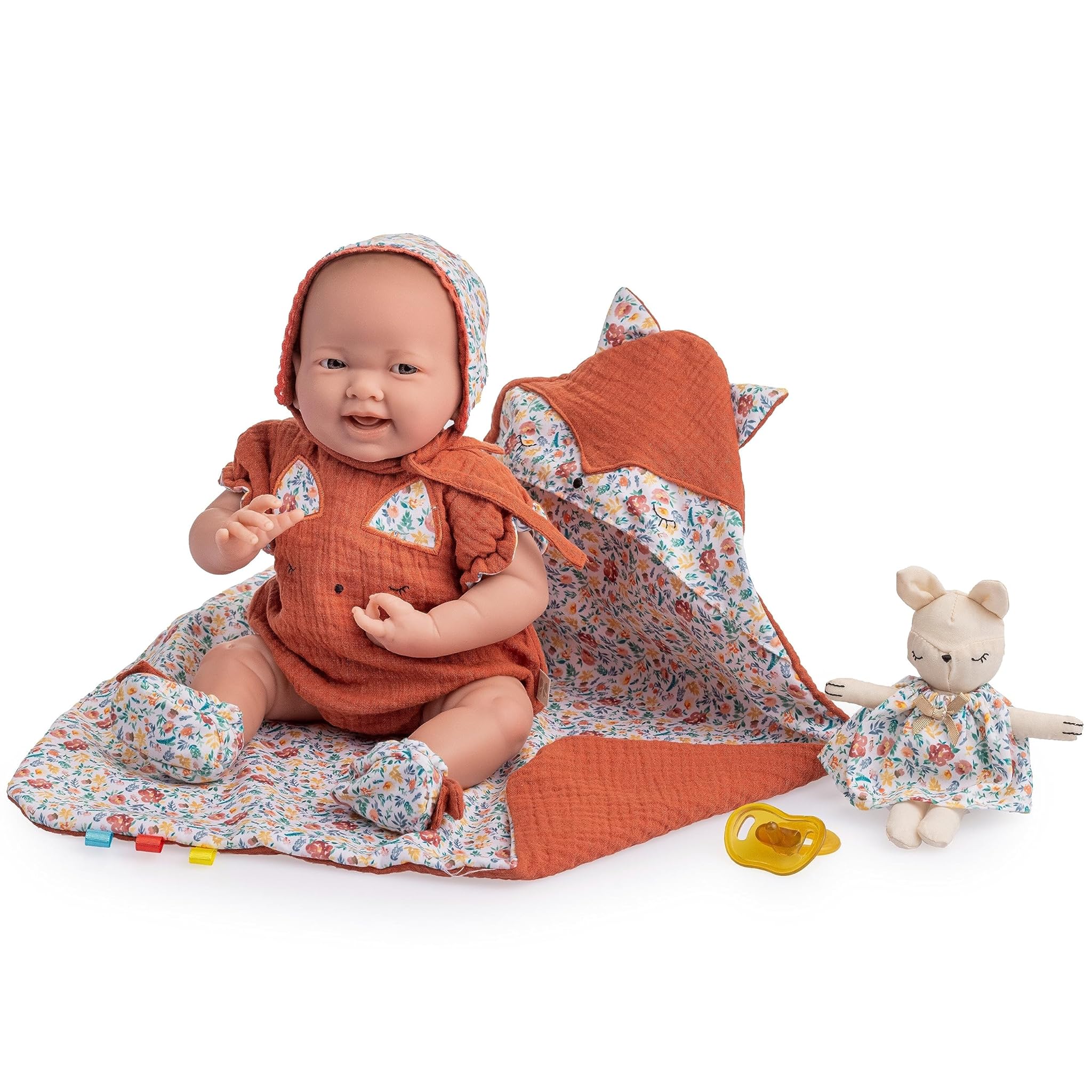 JC TOYS - Bambola La Newborn 38cm, Collezione Nature