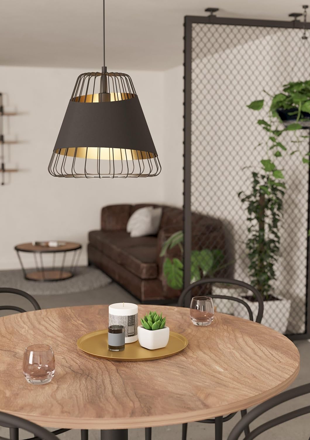 Eglo Austell - Lampada a Sospensione Industriale E27 - immagine 2