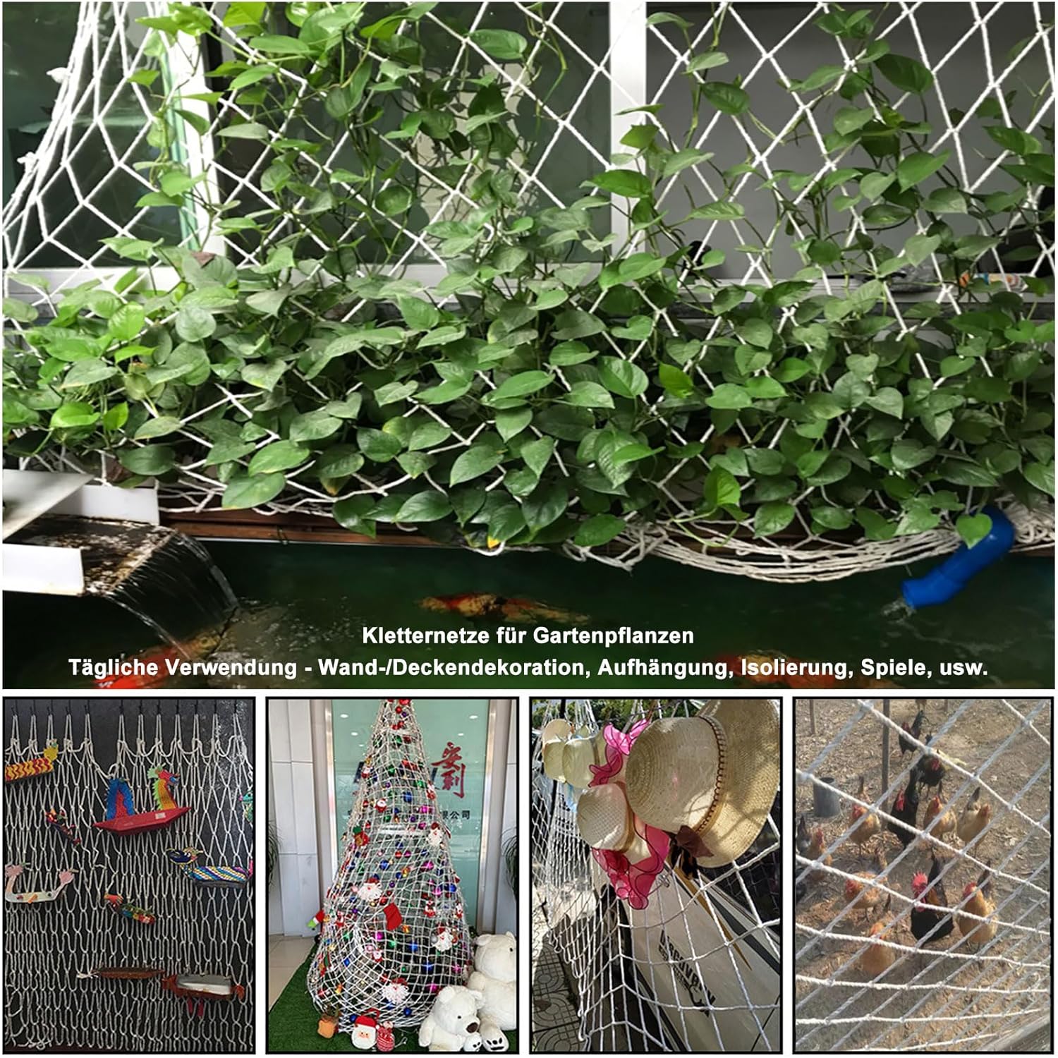 Rete di Sicurezza per Bambini in Nylon Bianco - immagine 5