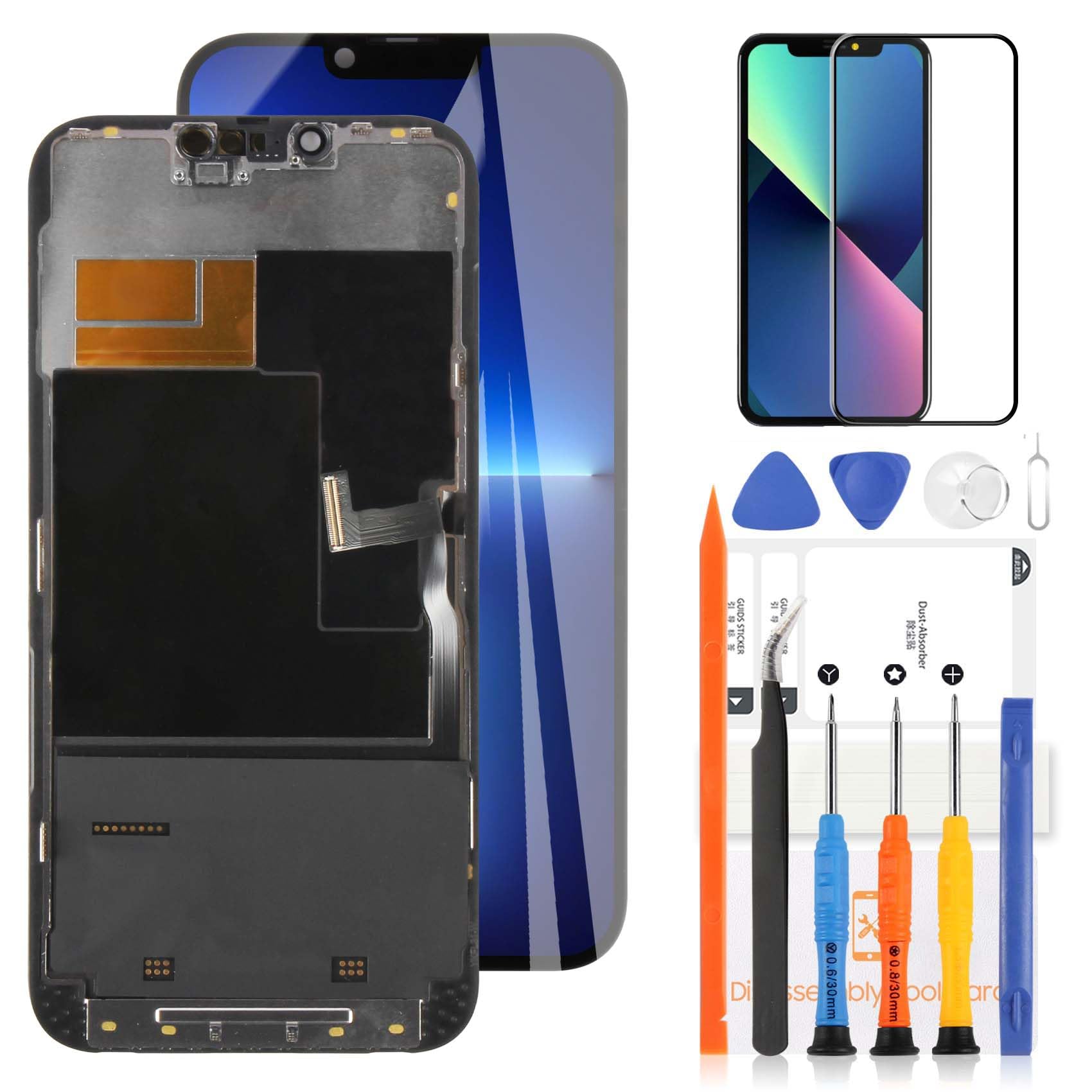 LADYSON Display LCD per iPhone 13 PRO Max 6.7", Nero