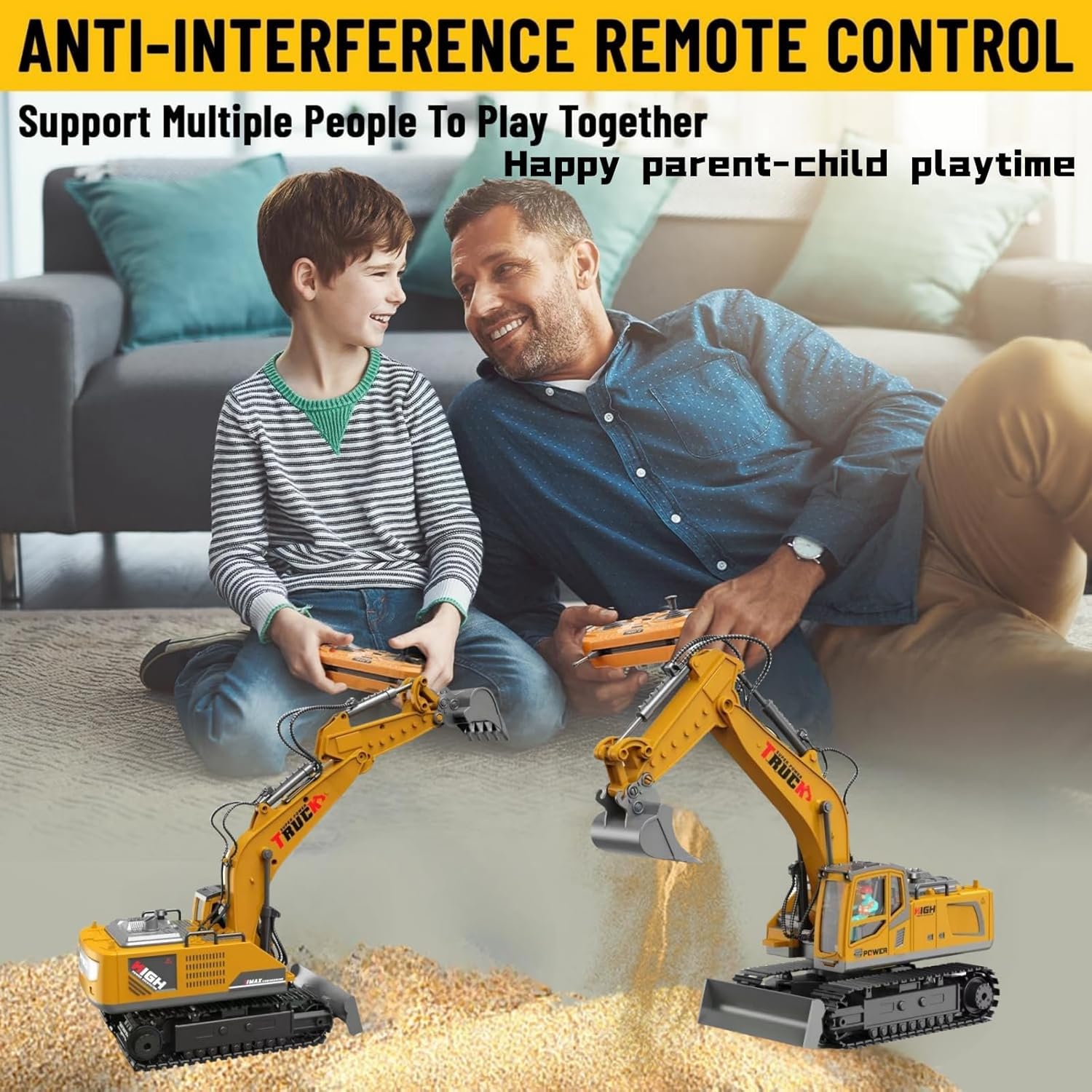 LioMaxi Escavatore Telecomandato 1:16 17 Canali - immagine 7