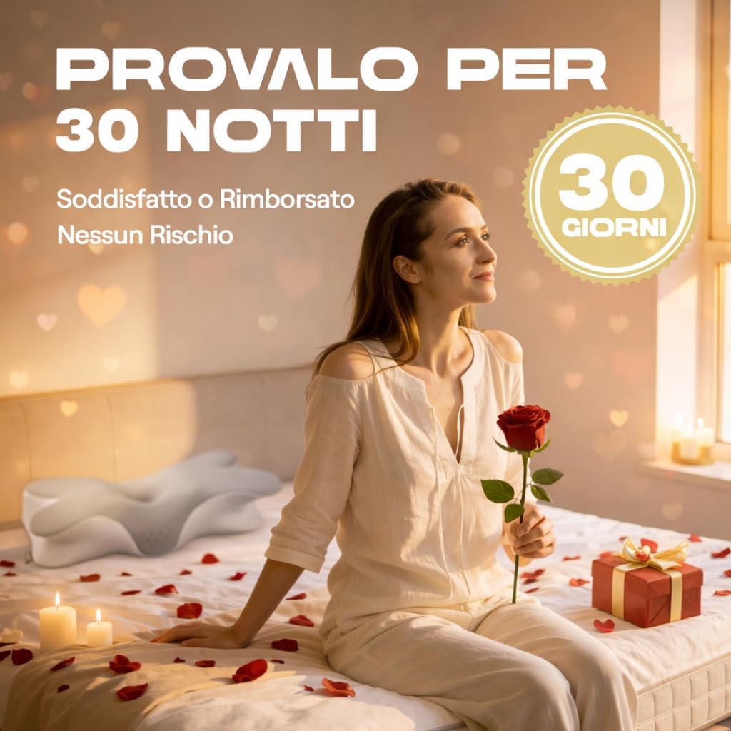 Linea Vertebra™ Cuscino Cervicale Ergonomico Memory Foam - immagine 7