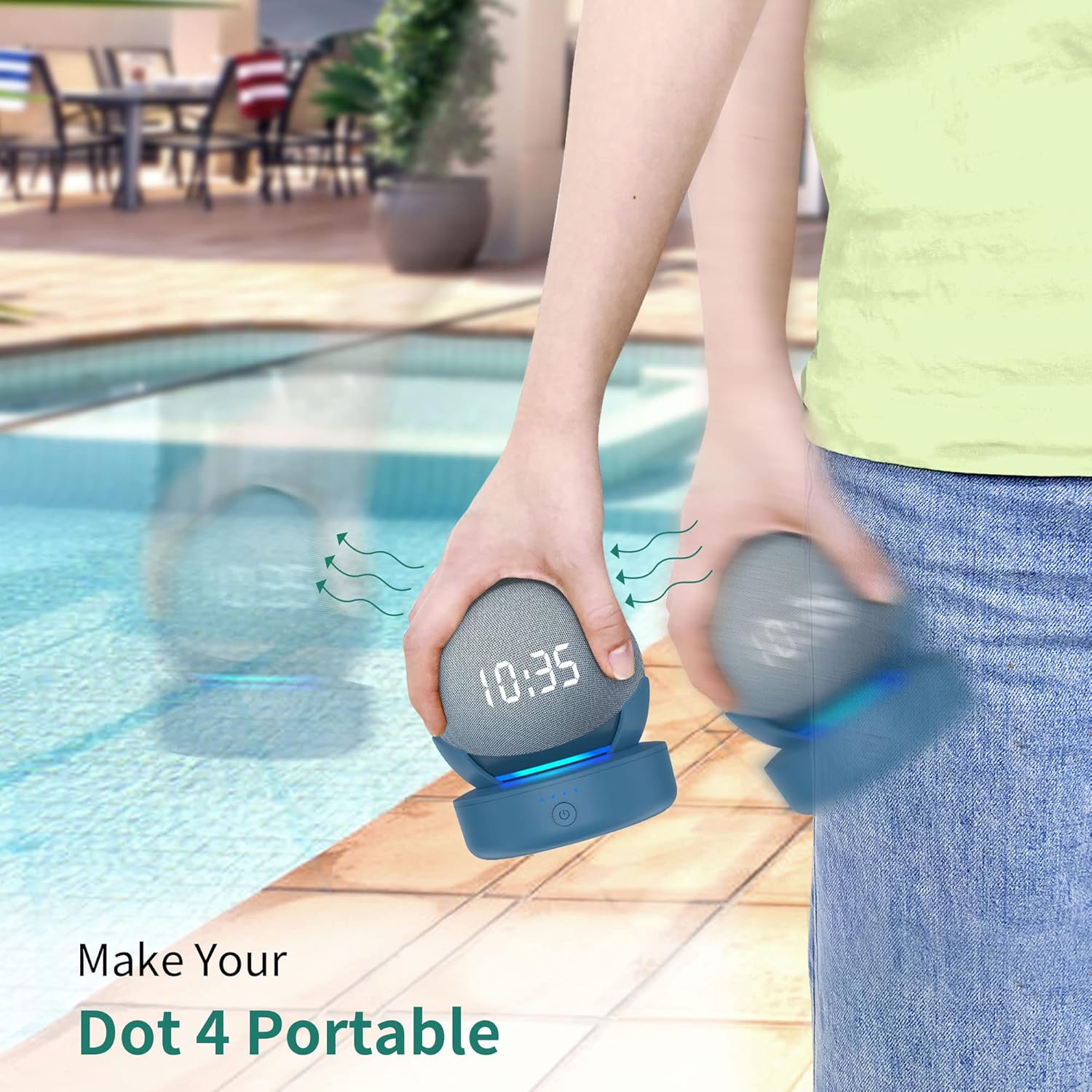 Plusacc Batteria Portatile per Dot 4 & 5a Gen 10000 mAh - immagine 4