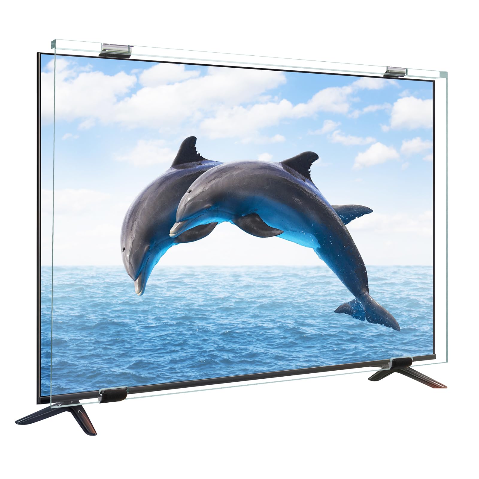 Qoosea Protezione Schermo TV 55 Pollici Acrilico