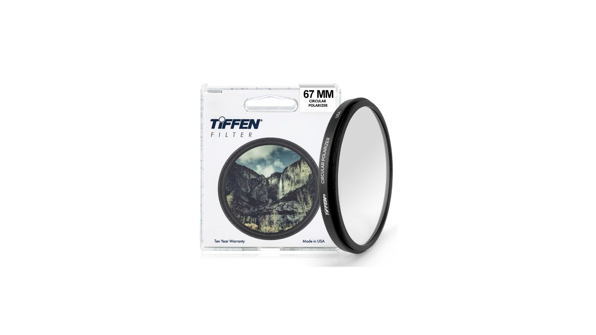 Tiffen Filtro circolare polarizzato 67 mm per video/fotocamere