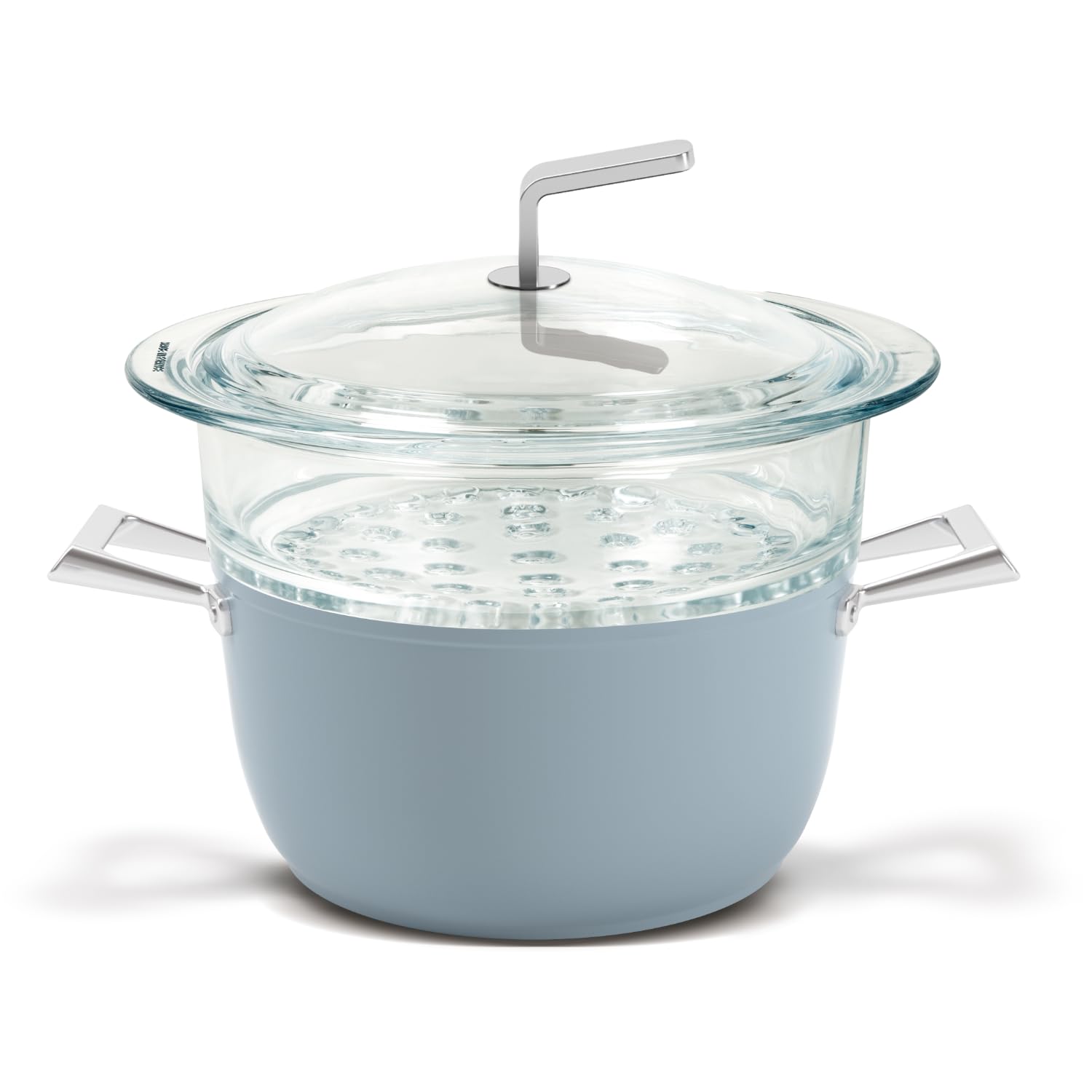 Tvs PENTOLE Luna Induction - Casseruola Antiaderente Ø20 cm, Celeste