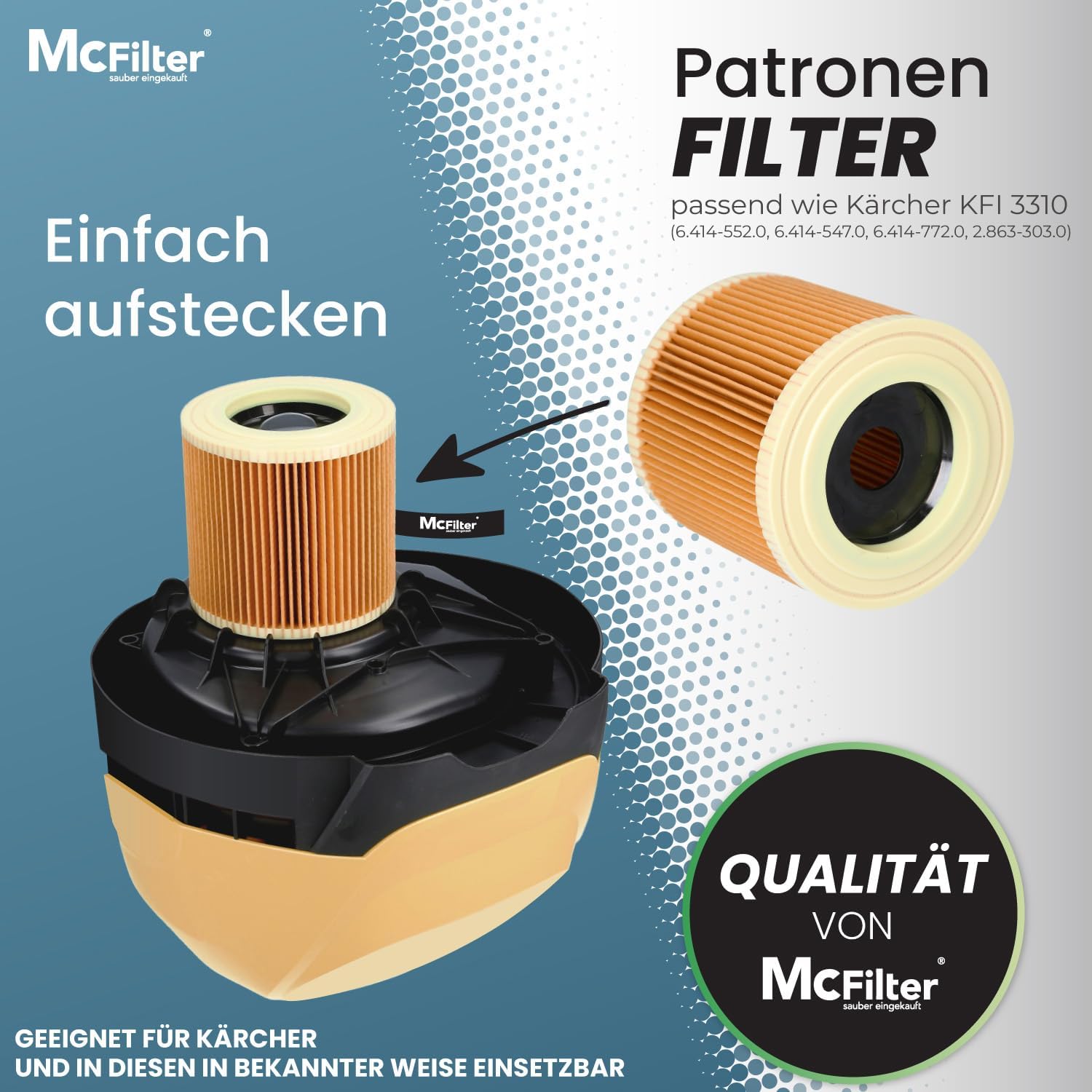 Mcfilter - 10 Sacchetti e Filtro per Aspirapolvere - immagine 4