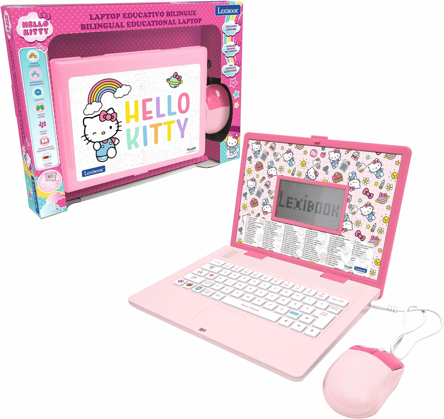 Lexibook Hello Kitty - Laptop Educativo Bilingue - immagine 1