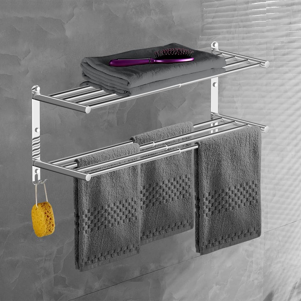 Honphier Portasciugamani Regolabile 43-78CM