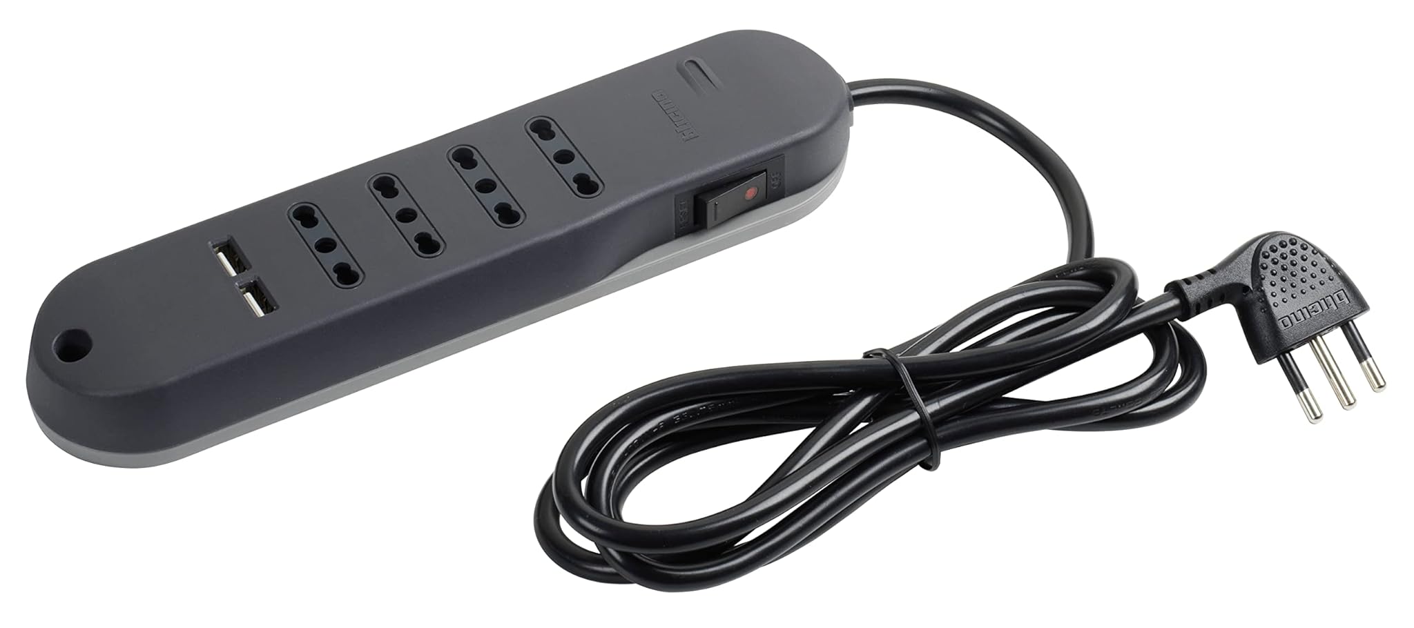 Bticino Ciabatta Multipresa Slim 6 Posti, Nero