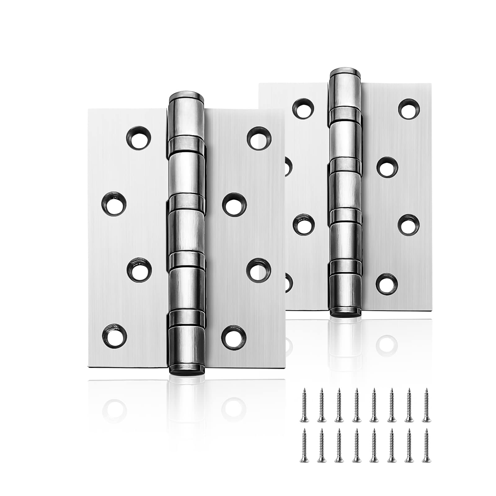 Aolisheng Cerniere Porte Acciaio Inox 100mm (1 Paio)