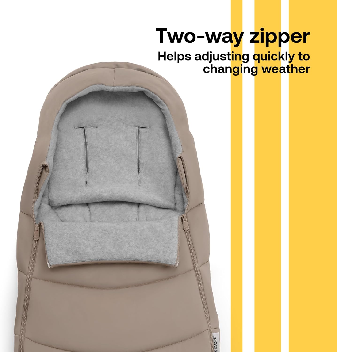 Bugaboo Sacco a Pelo Passeggino, Desert Taupe - immagine 4