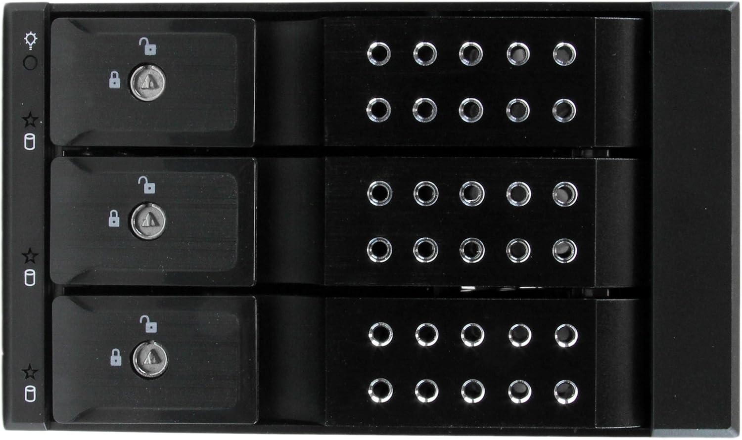 Startech.com Scheda Backplane Rack Hot-Swap Trayless 3 Alloggiamenti - immagine 3