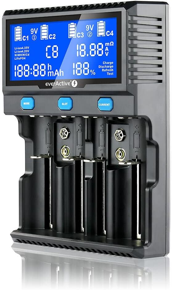 Everactive Caricabatterie Universale Veloce Li-Ion e NI-MH - immagine 1