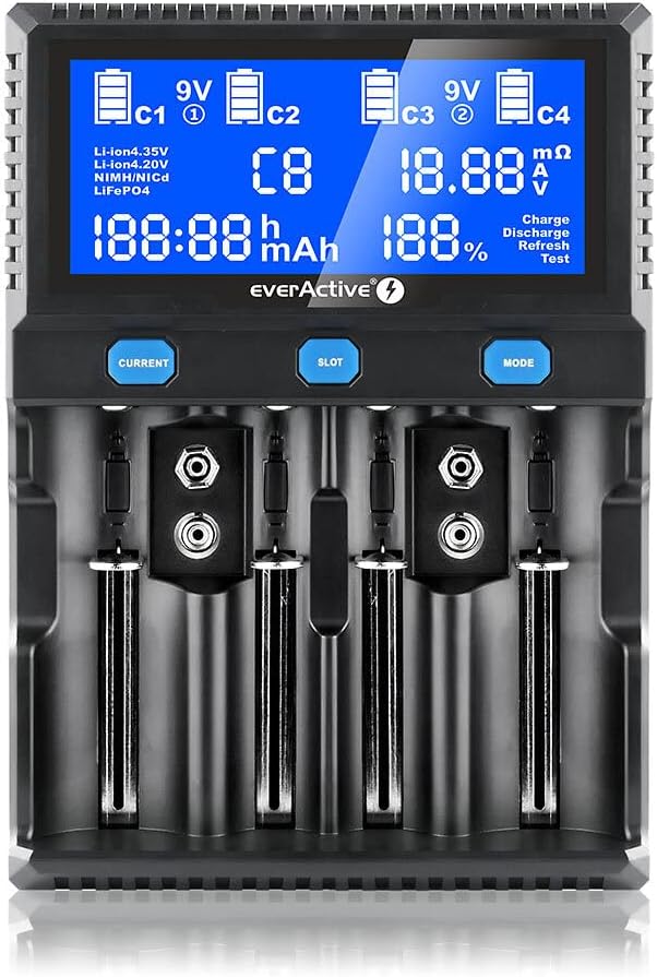 Everactive Caricabatterie Universale Veloce Li-Ion e NI-MH - immagine 2