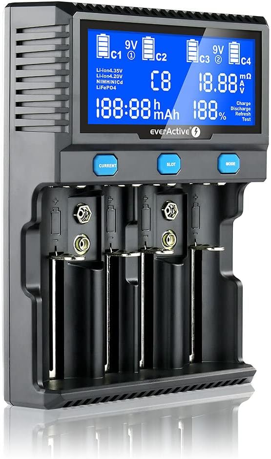 Everactive Caricabatterie Universale Veloce Li-Ion e NI-MH - immagine 3
