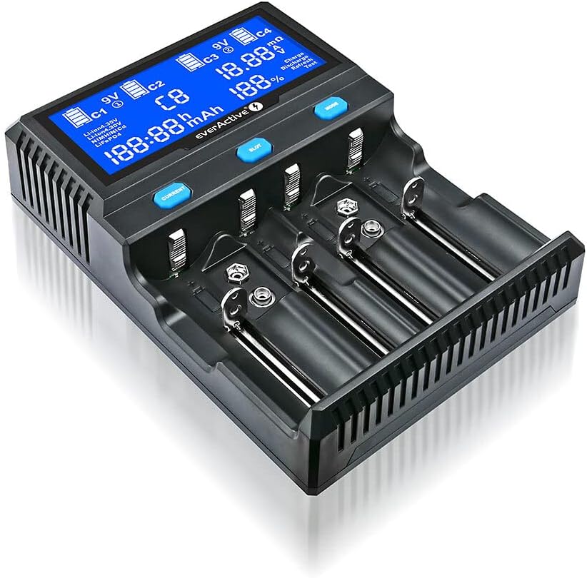 Everactive Caricabatterie Universale Veloce Li-Ion e NI-MH - immagine 4