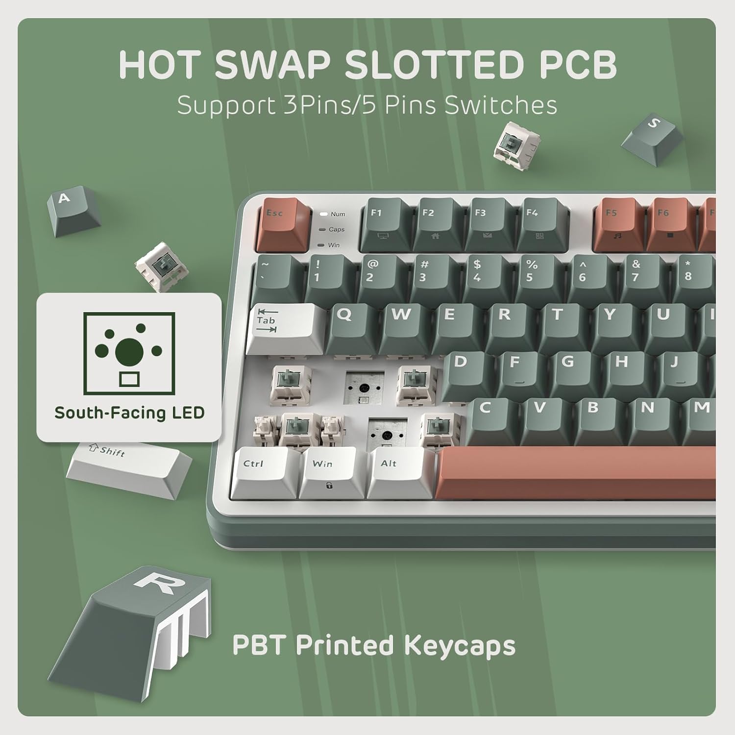 Rk Royal Kludge S98 Tastiera Meccanica Wireless - immagine 6