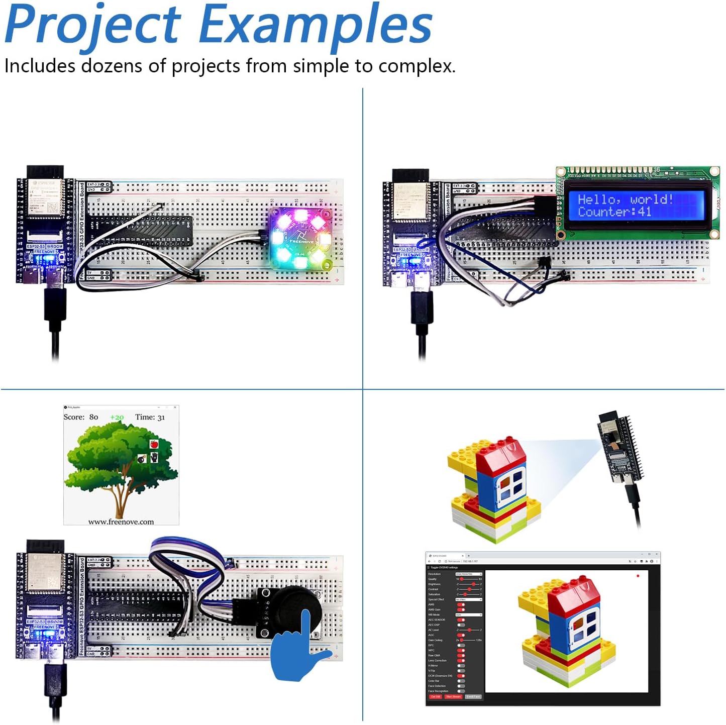 Freenove Ultimate Starter Kit per ESP32-S3-WROOM CAM - immagine 4