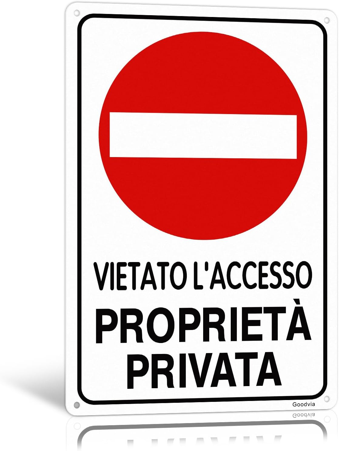 Cartello Proprietà Privata Alluminio 20x30cm - immagine 1