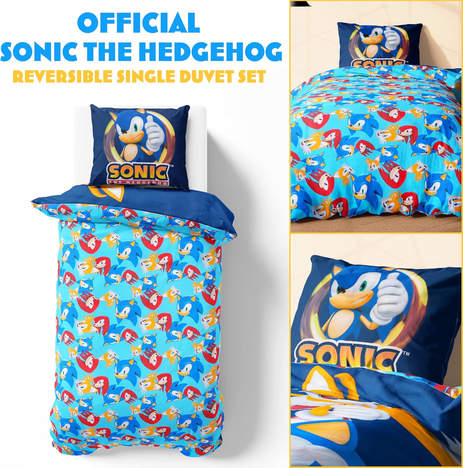 Get Trend SONIC THE HEDGEHOG Copripiumino Singolo - immagine 2