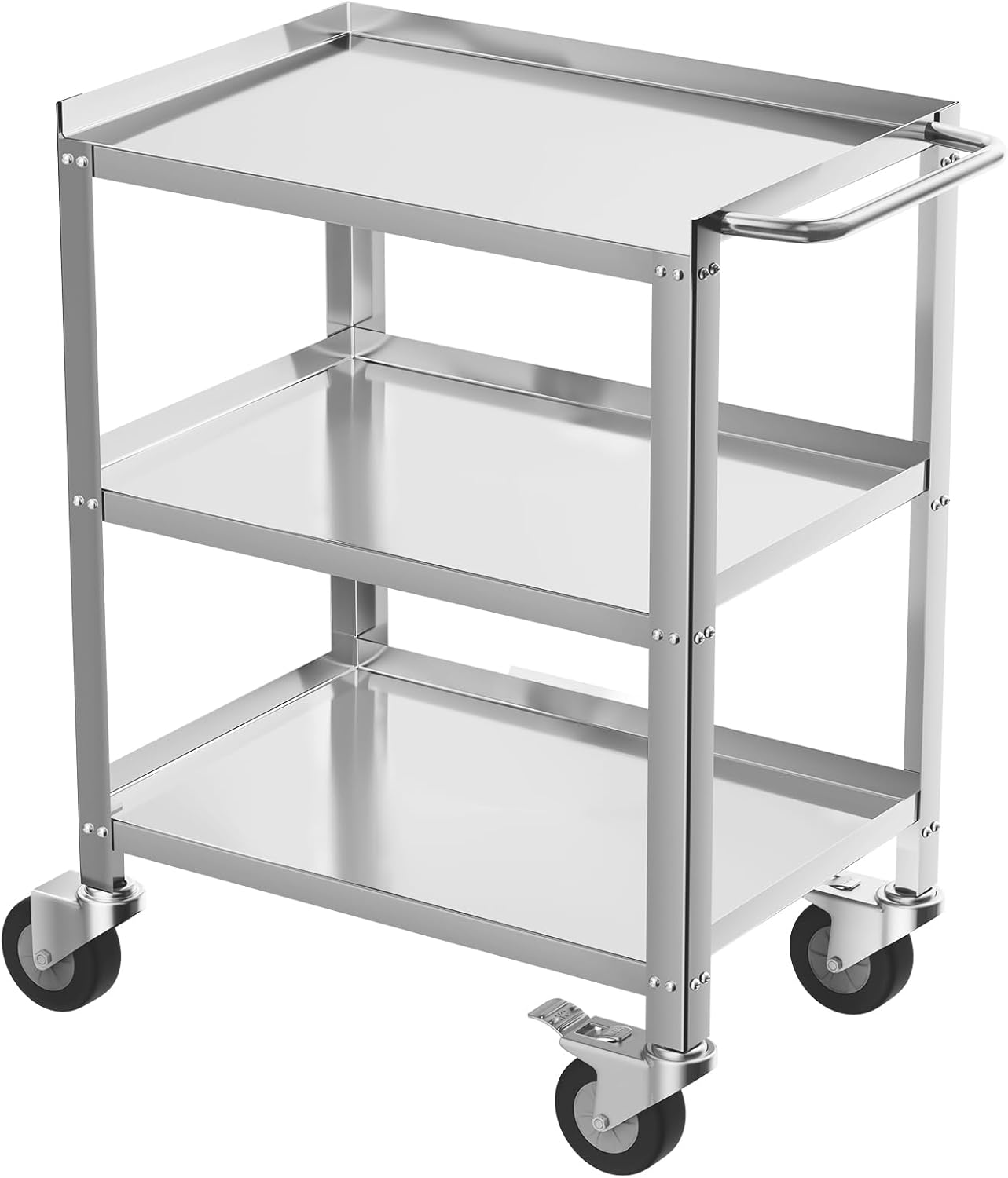 Taimiko Carrello Utilitario in Acciaio Inossidabile 68x41x86,5 cm