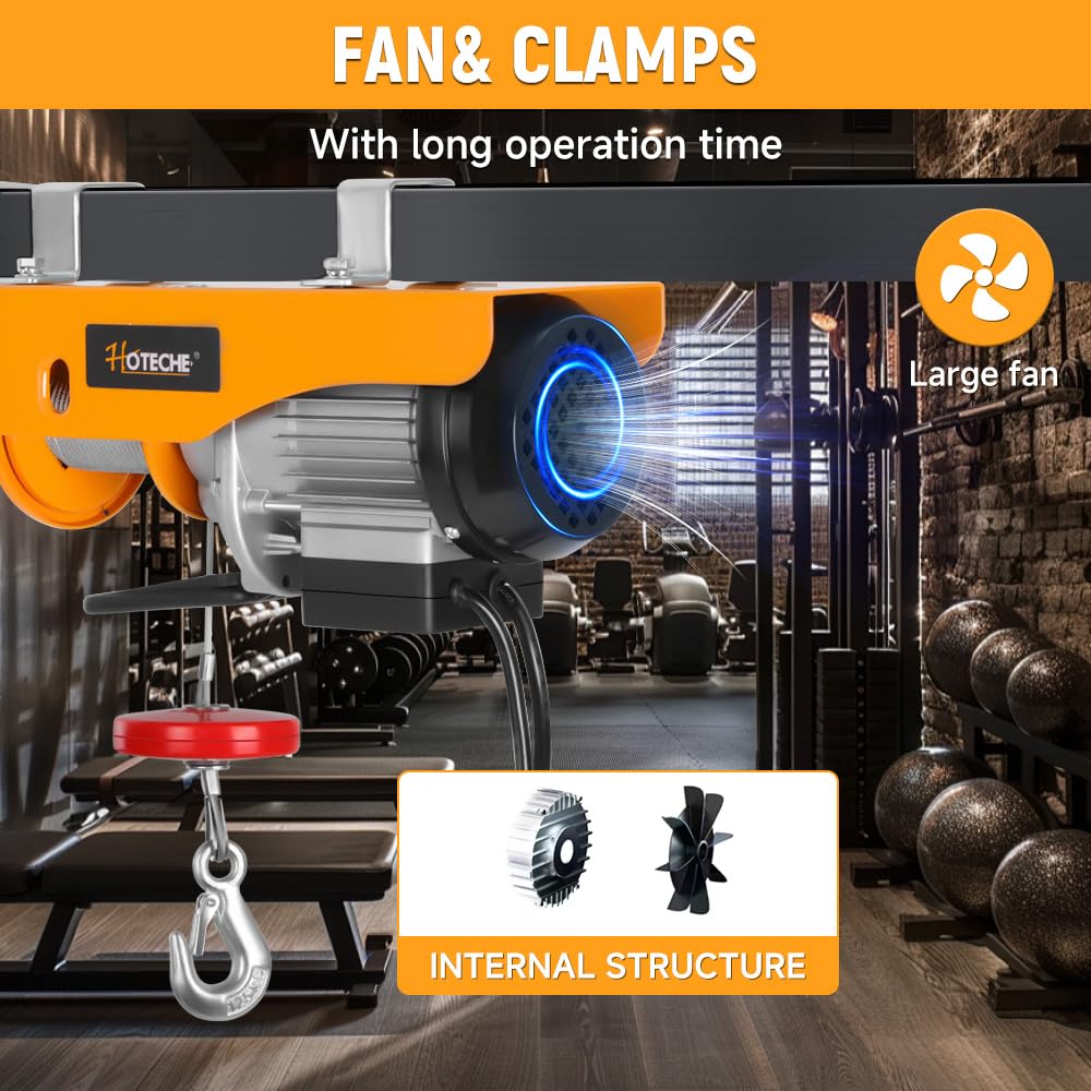 HOTECHE Verricello Elettrico 230V 125/250kg - immagine 5