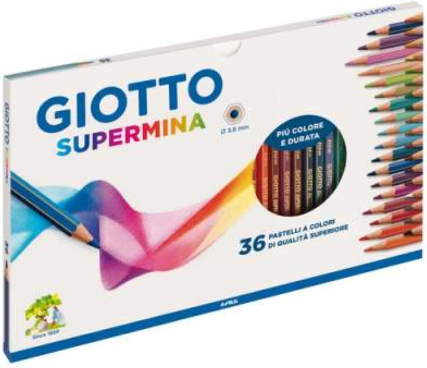 Giotto Supermina - Astuccio 36 Matite Colorate 3.8mm - immagine 1