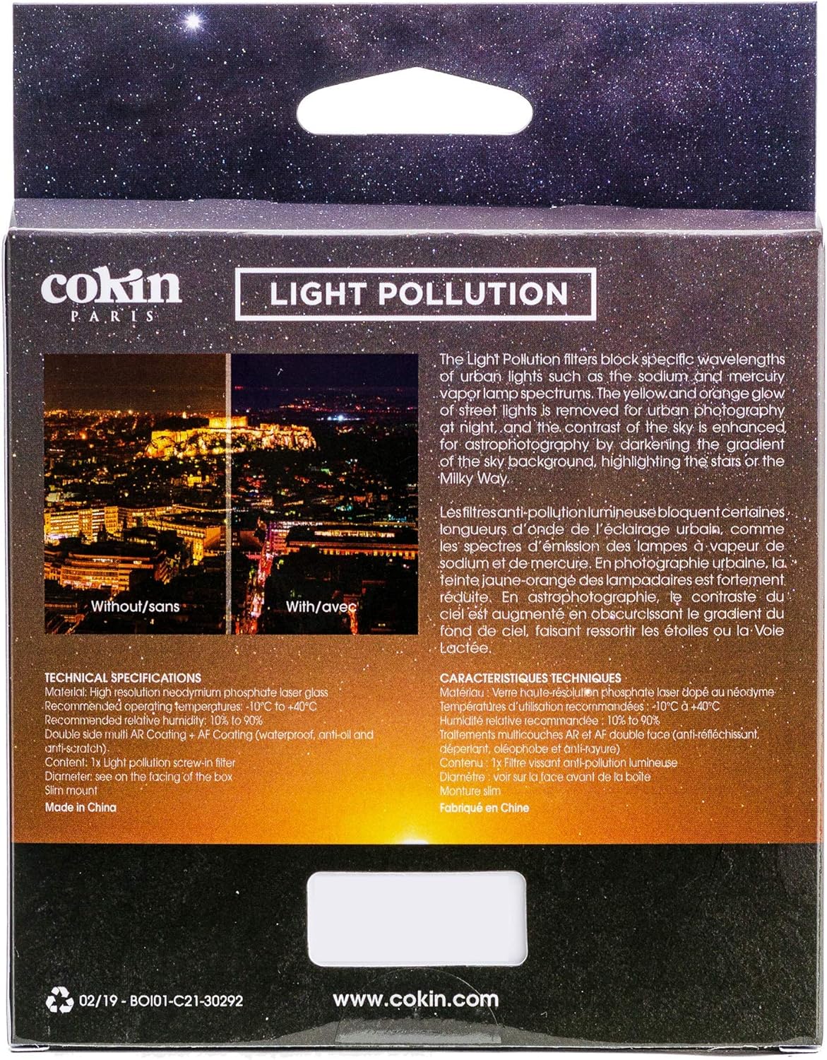 Cokin NUANCES light pollution CLEARSKY Filter ø77mm - immagine 3
