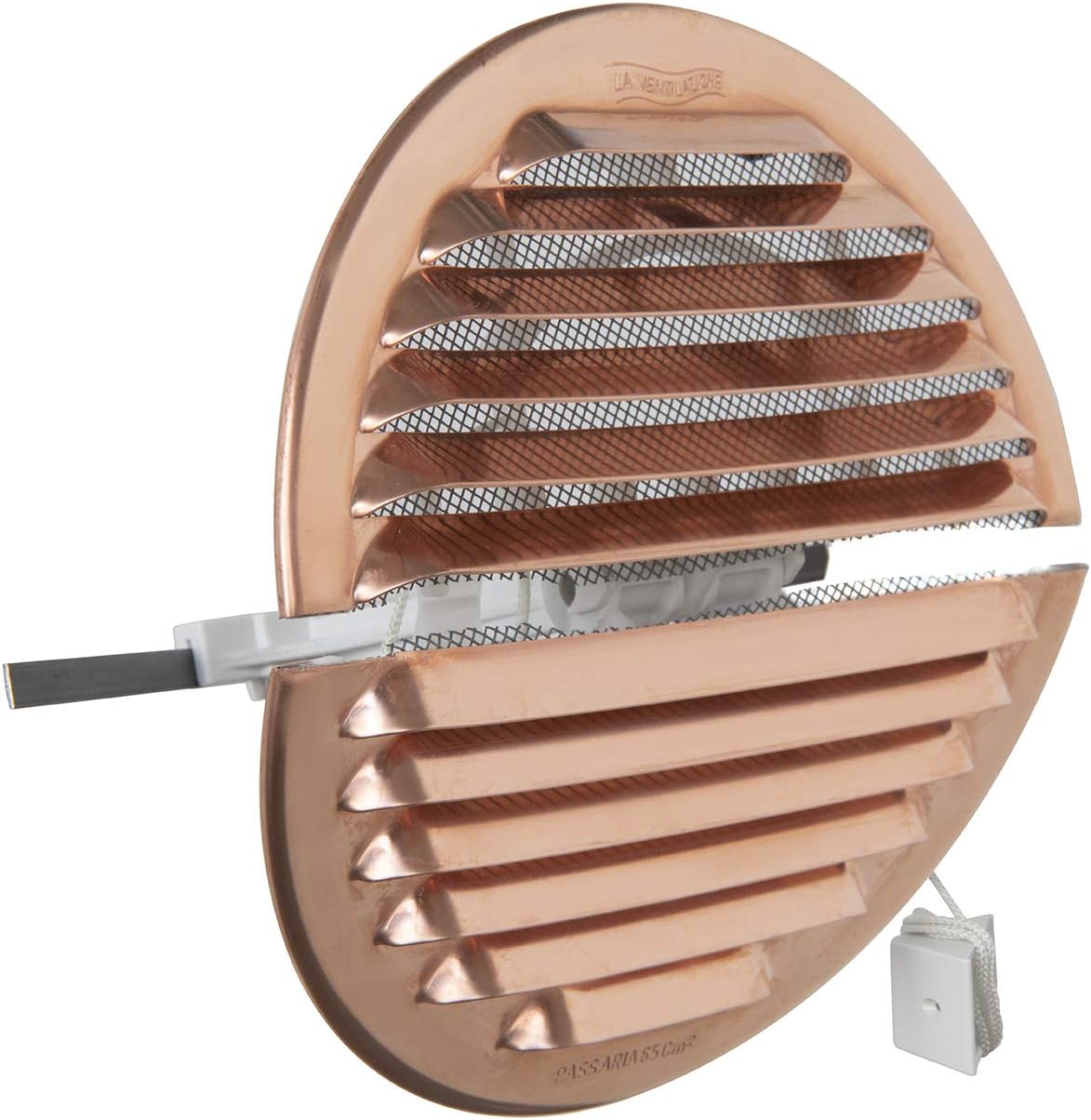 La Ventilazione GRADF125R Griglia Tonda in Rame ø155 mm