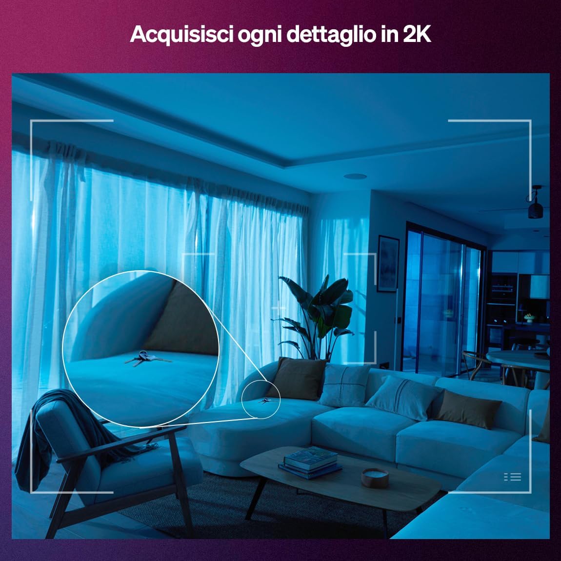 Philips Hue Secure Desktop Camera 2K, Nera - immagine 3