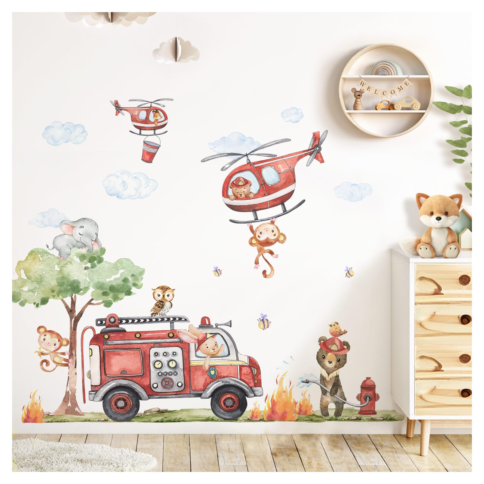 Deko Kinderzimmer Graz Design DK1039-4 - Adesivo Parete