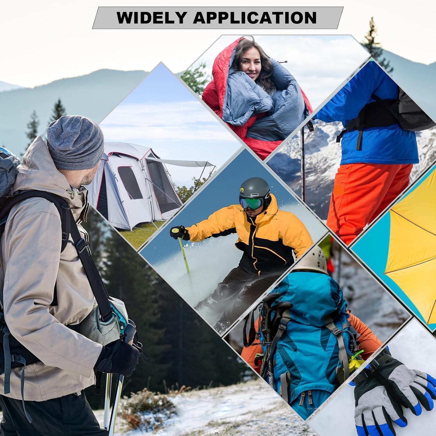 Toppe Autoadesive in Nylon 20x15cm, 8 Pezzi, Nero - immagine 5